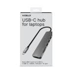 CELLY USB-C αντάπτορας 7 σε 1